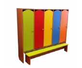 Шафка для одягу (5 осiб) з лавкою