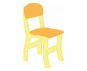 Стілець дитячий фанерний "Фантазія" (фарбований) ростова група №2