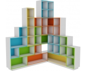 Стелаж «Тетріс» для дитячої літератури