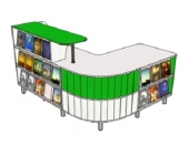 Кафедра кутова (тумба праворуч)