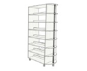 Стелаж двосторонній з полицями №1