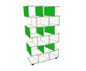 Стелаж двосторонній №4