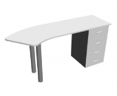 Стіл з тумбою