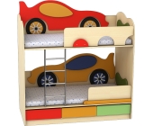 Ліжко двоярусне «Машинка-Машинка»