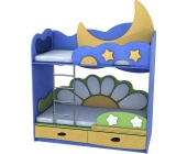 Ліжко двоярусне "Ромашка-Місяць"