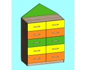 Секція для дидактичного матеріалу з шухлядами