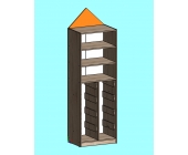 Секція для дидактичного матеріалу з полицями