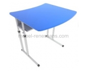 Парта «Ростішка Хвиля-2» (з регулюванням по висоті та  регульованим кутом нахилу) 