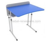 Парта «Ростішка Хвиля-3» (з регулюванням по висоті,  регульованим кутом нахилу та бортом)