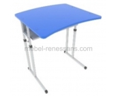 Парта «Ростішка Хвиля-1» (з регулюванням по висоті та  регульованим кутом нахилу)