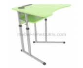 Антисколіозна парта «Трапеція» (з регульованим кутом нахилу, регулюванням по висоті) 