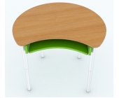 Стіл "Напівмісяць" з регульованими опорами(3-5 ростова група)