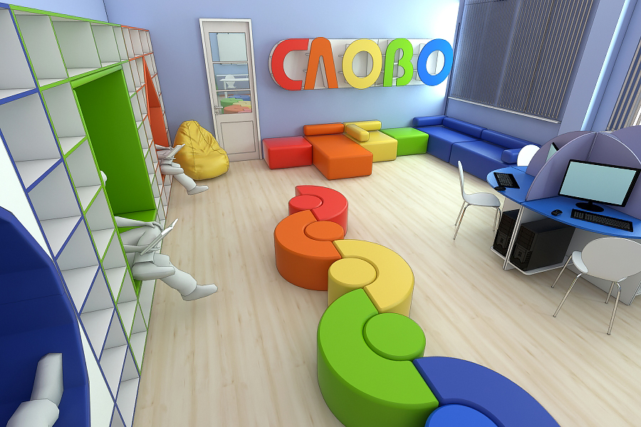 Мебель для читального зала на заказ в Украине 1